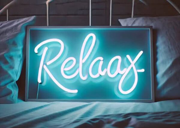 Modern office wall signage