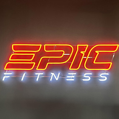 LED neon business signage interior Canada LED neon business signage storefront interior