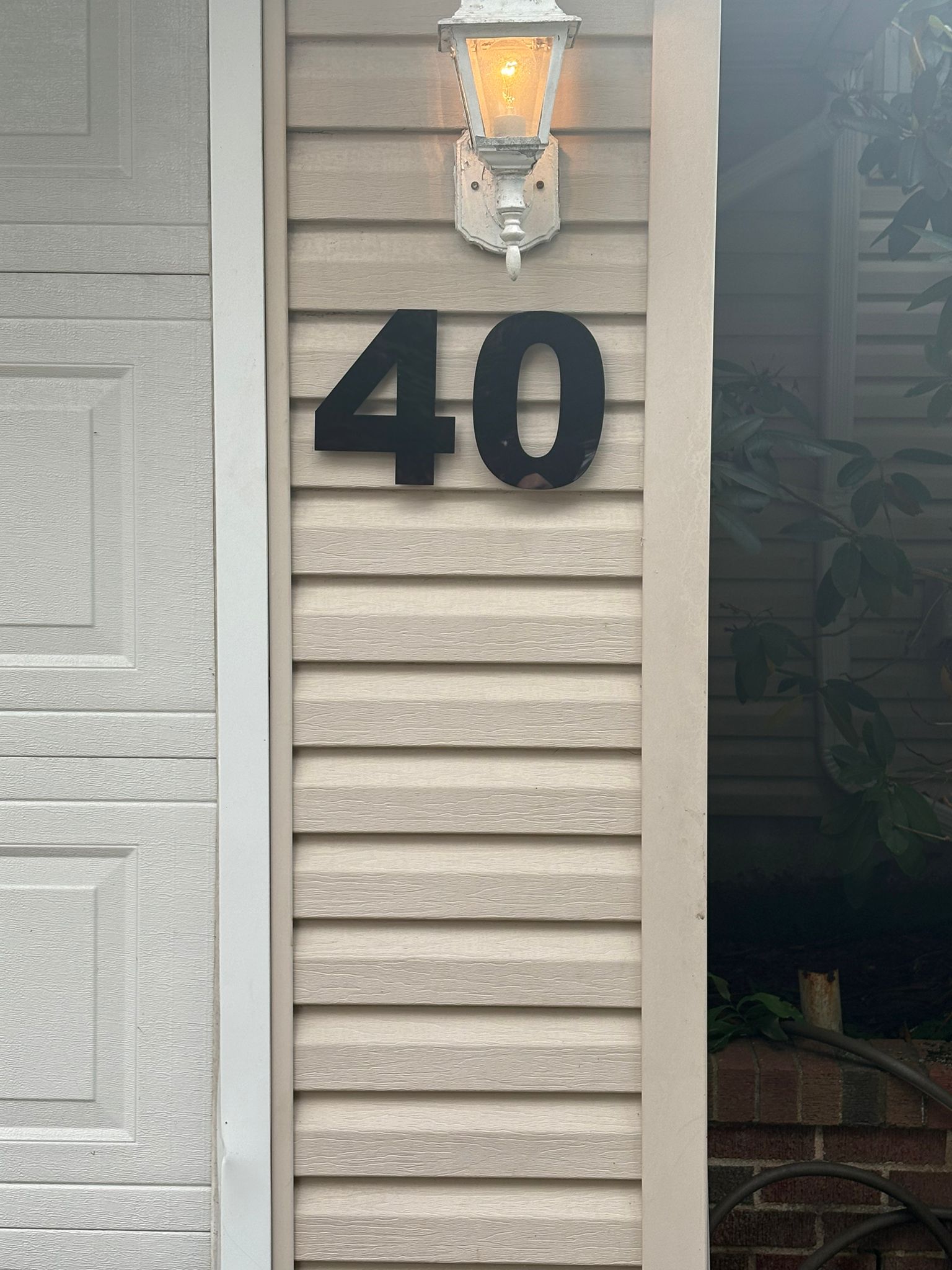 Non-illuminated Civic Numbers