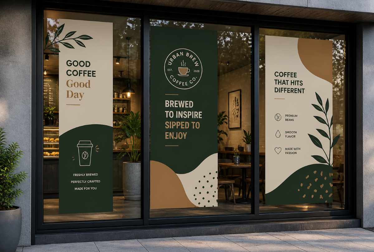 Frosted window film office signage Canada Frosted window film office privacy branding